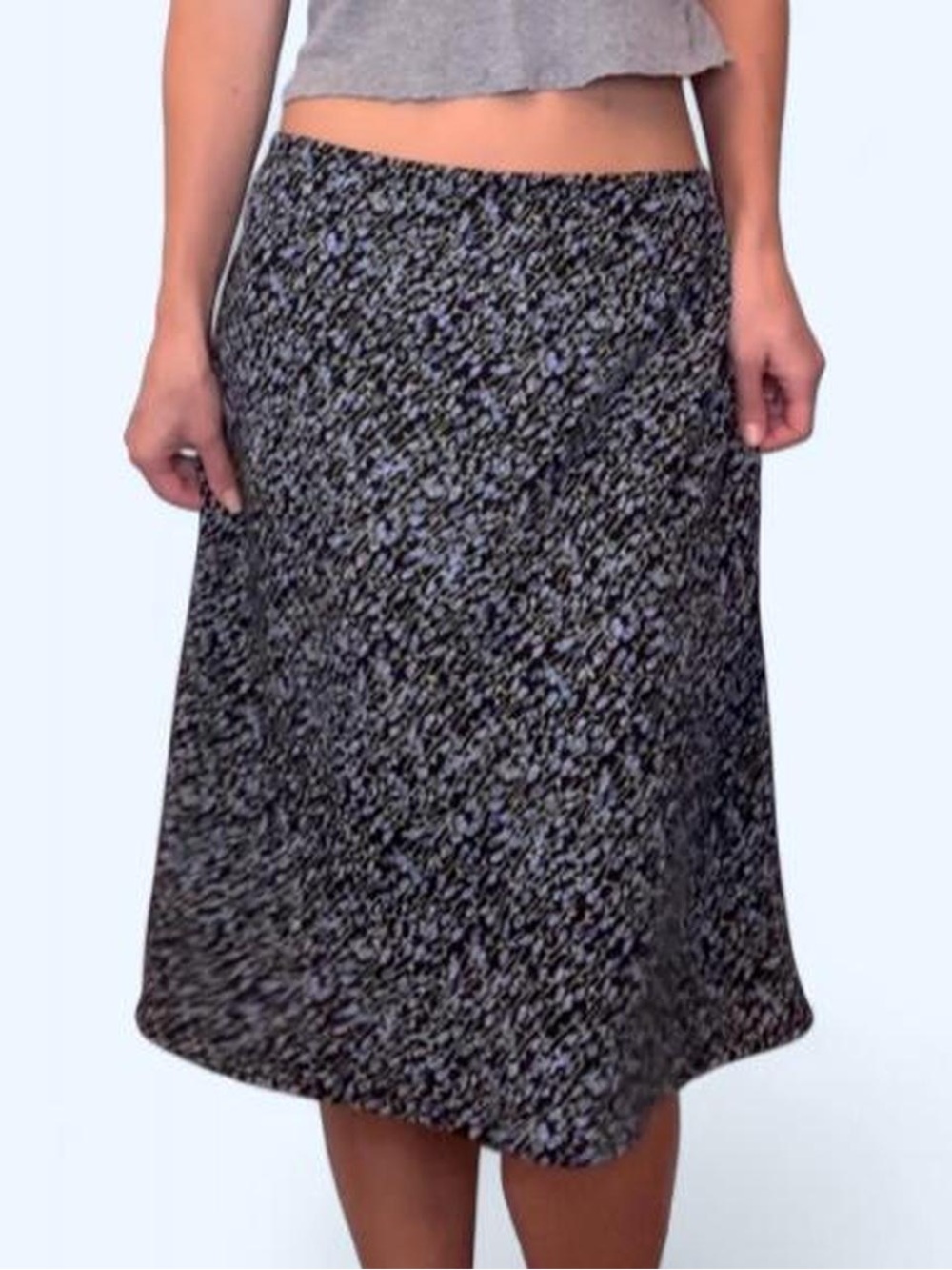 Vintage Hillard & Hanson Floral Midi Skirt